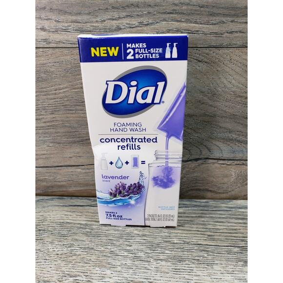 DIAL Foaming Hand Wash Concentrated Refill Lavender - Picture 1 of 3